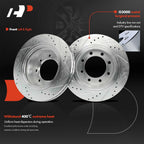 Front Drilled Brake Rotors for Nissan NV1500 NV2500 NV3500 (2012–2021)
