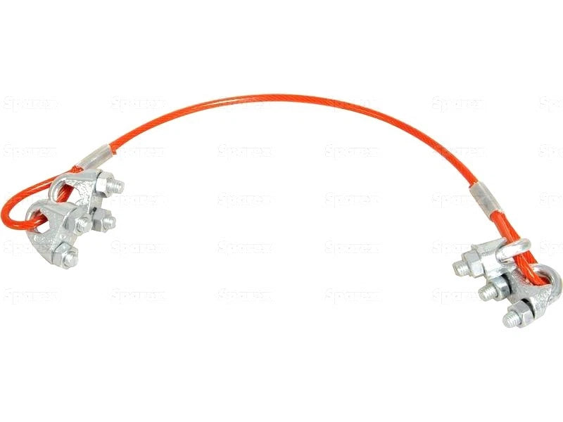 Set of 2 Tine Clamp Straps for PZ Haybob Fella Hay Turner (8mm Tines)