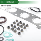 Set of 1 Cylinder Head Gasket Kit No.0411122152 for Toyota 1ZZ/1.8 