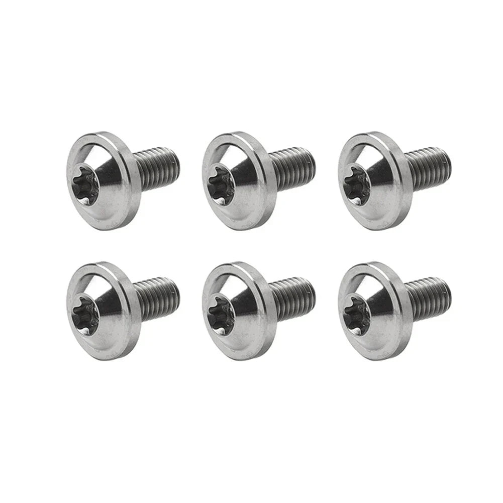 6 x M6x10mm Alloy Torx Head Screws for Titan Motorcycle Bike