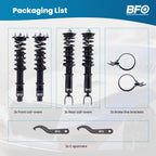 Coilover Suspension Lowering Kit for Acura TSX (2009–2014), Accord (2008–2012)