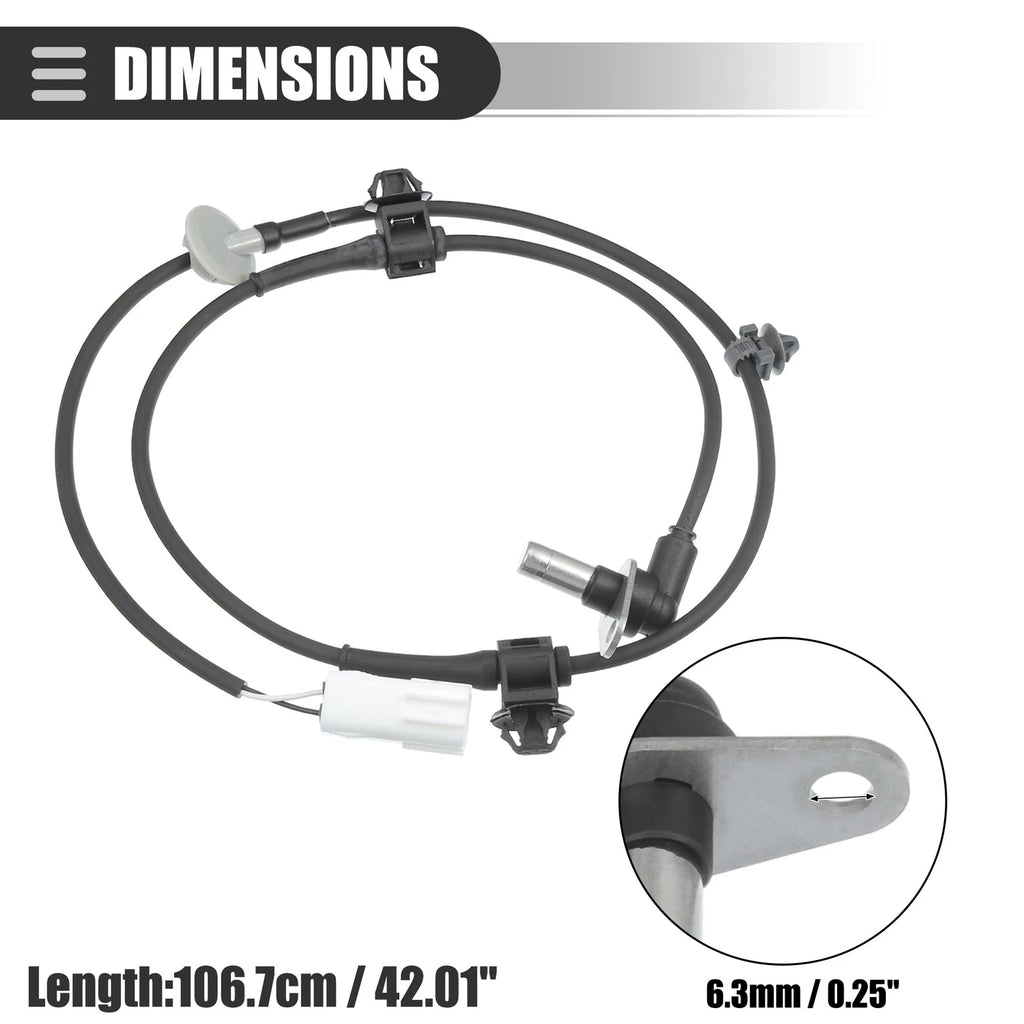 Front Left ABS Wheel Speed Sensor for Mazda CX-7 (2007–2012) NO.EG234373X