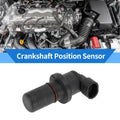 Crankshaft Position Sensor for Ford (1 Pc, Black Metal Plastic)