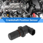 Crankshaft Position Sensor for Ford (1 Pc, Black Metal Plastic)
