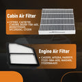 Combo Set Air Filter & Cabin Air Filter for Honda Civic (YYYY–YYYY)