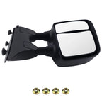 Left Towing Mirror Manual for Nissan Frontier 4.0L 05-15 963029BC9A Black