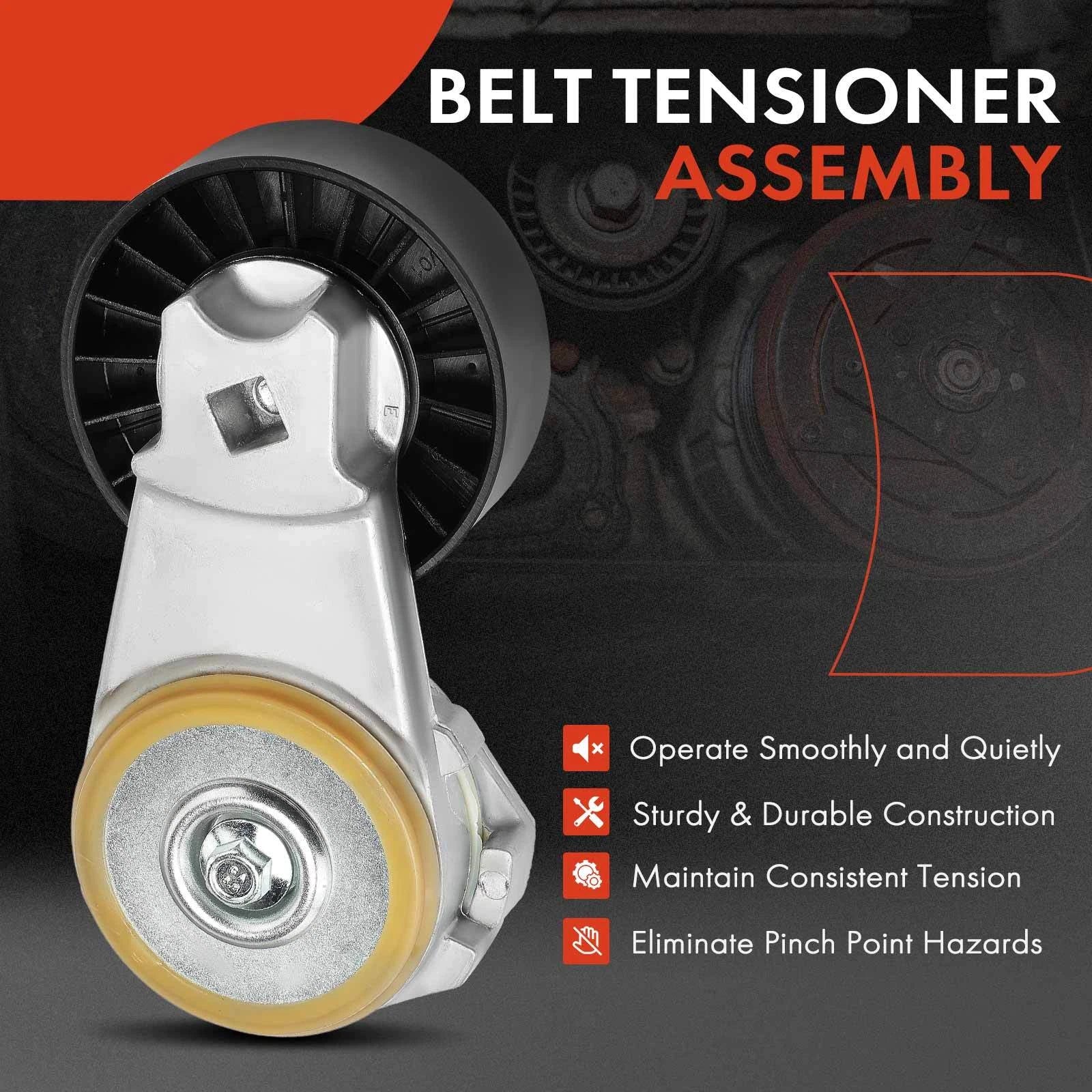 Belt Tensioner with Pulley for Ford F-150 (2011–2014)