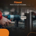 Electric Drill Adapter for Trailer Jack (Stainless Steel)