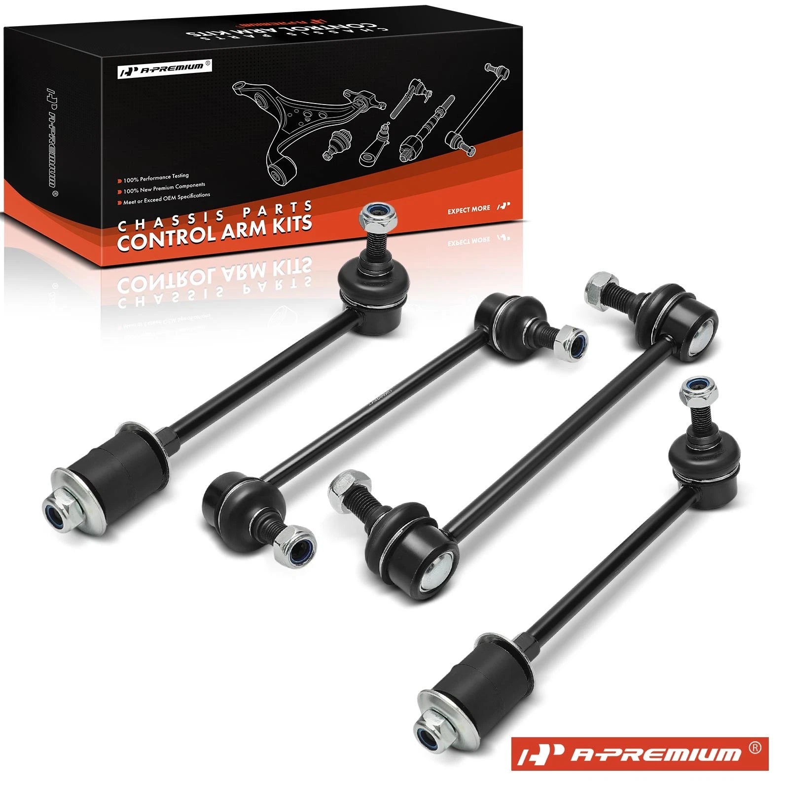 Set of 4 Stabilizer Bar Links for Nissan Pathfinder Infiniti QX4 (1996–2004)
