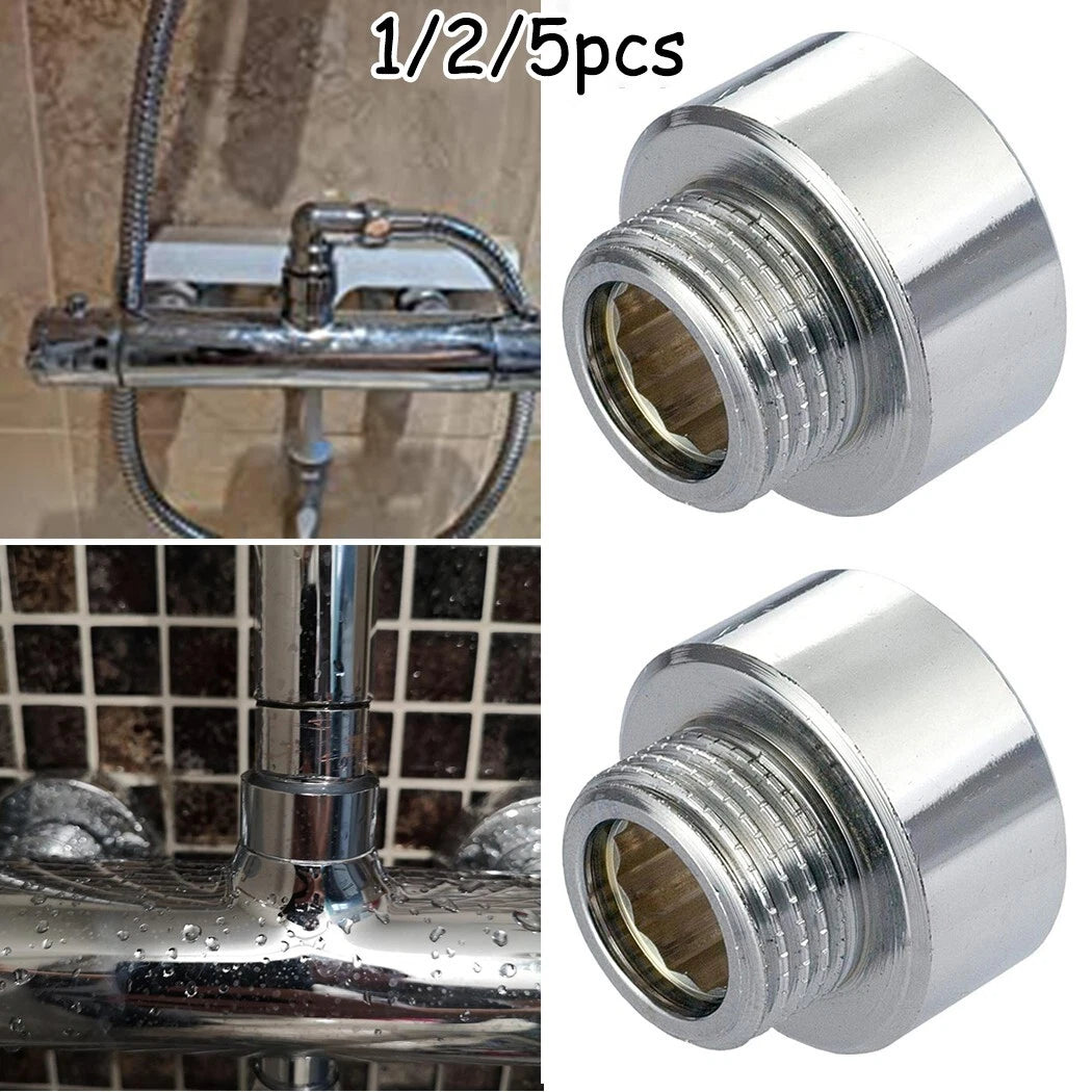 Reducer Adaptor 3/4" Female to 1/2" Male Chrome Plated Brass