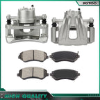 Front Brake Calipers Set with Bracket & Pads for Jeep Liberty (2002–2007)