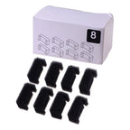8Pcs Black Sponge Filter Set for