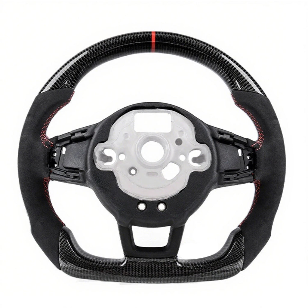 Real Carbon Fiber Sport Steering Wheel for Volkswagen Golf MK7 GTI (2015–2020)