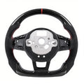 Real Carbon Fiber Sport Steering Wheel for Volkswagen Golf MK7 GTI (2015–2020)