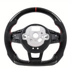Real Carbon Fiber Sport Steering Wheel for Volkswagen Golf MK7 GTI (2015–2020)