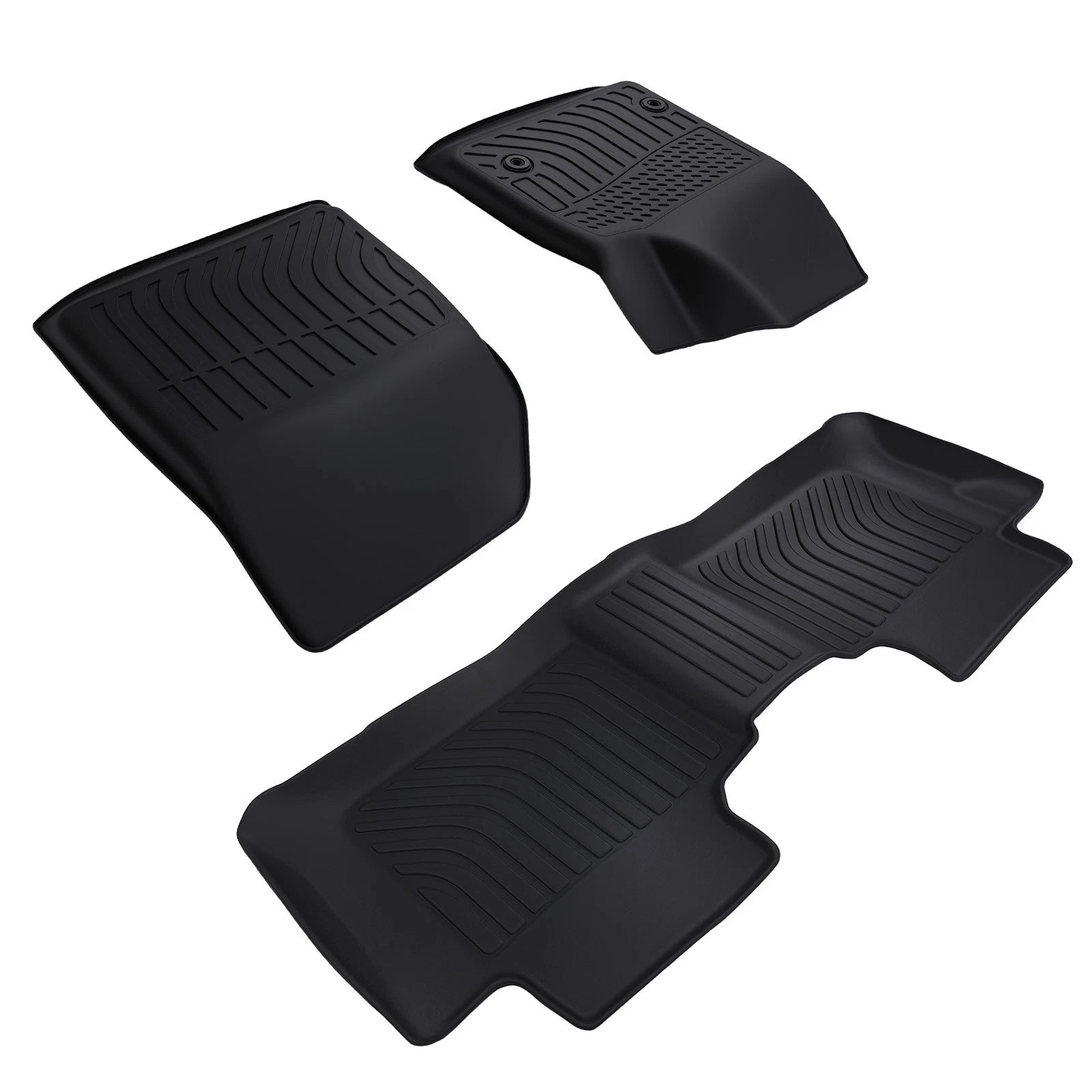 All Weather Black Floor Mats Liner for Chevrolet Blazer (2019–2025)