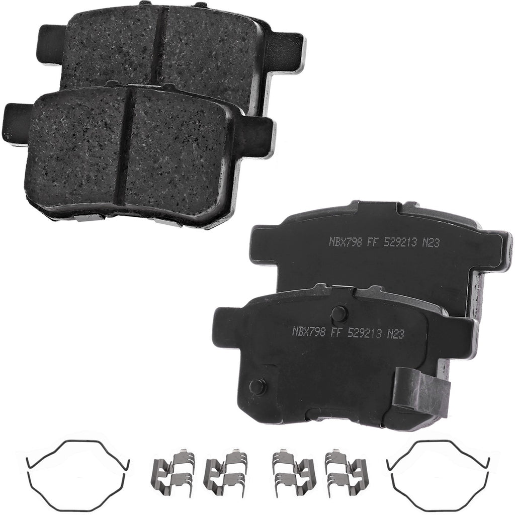 Brake Disc Rotors and Pads Kit for Honda Accord (2008–2017)