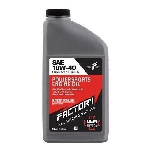 5qt Oil Change Kit SAE 10W-40 for Kawasaki VN1700 VN2000 (2009–2018)