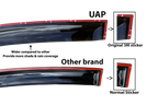 Weather Shield Window Visor for Isuzu D-Max (2012–2020)
