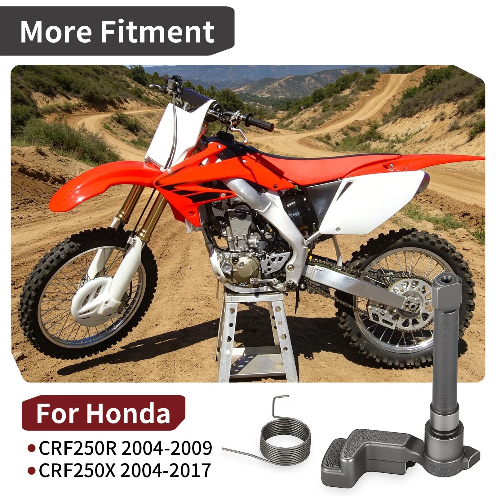Decompression Weight + Spring for Honda CRF250R/250X (2004–2019) 14102-KRN-670 14106-KRN-A00