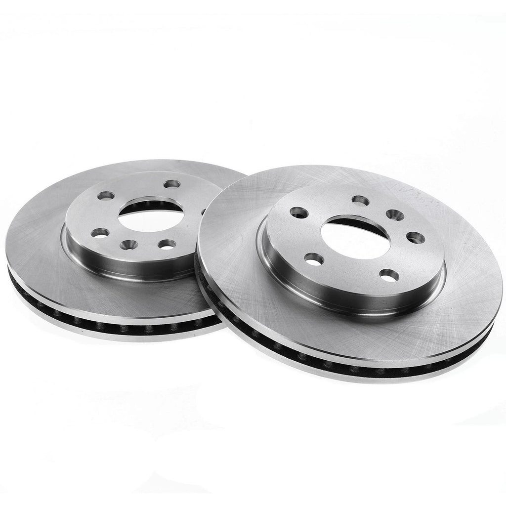 Front Disc Brake Rotors & Ceramic Pads for Chevy Malibu (2013-2015)