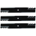 3PK Mulching Blades for Hustler Raptor SD Fastrak (48") Repl 795757 601123