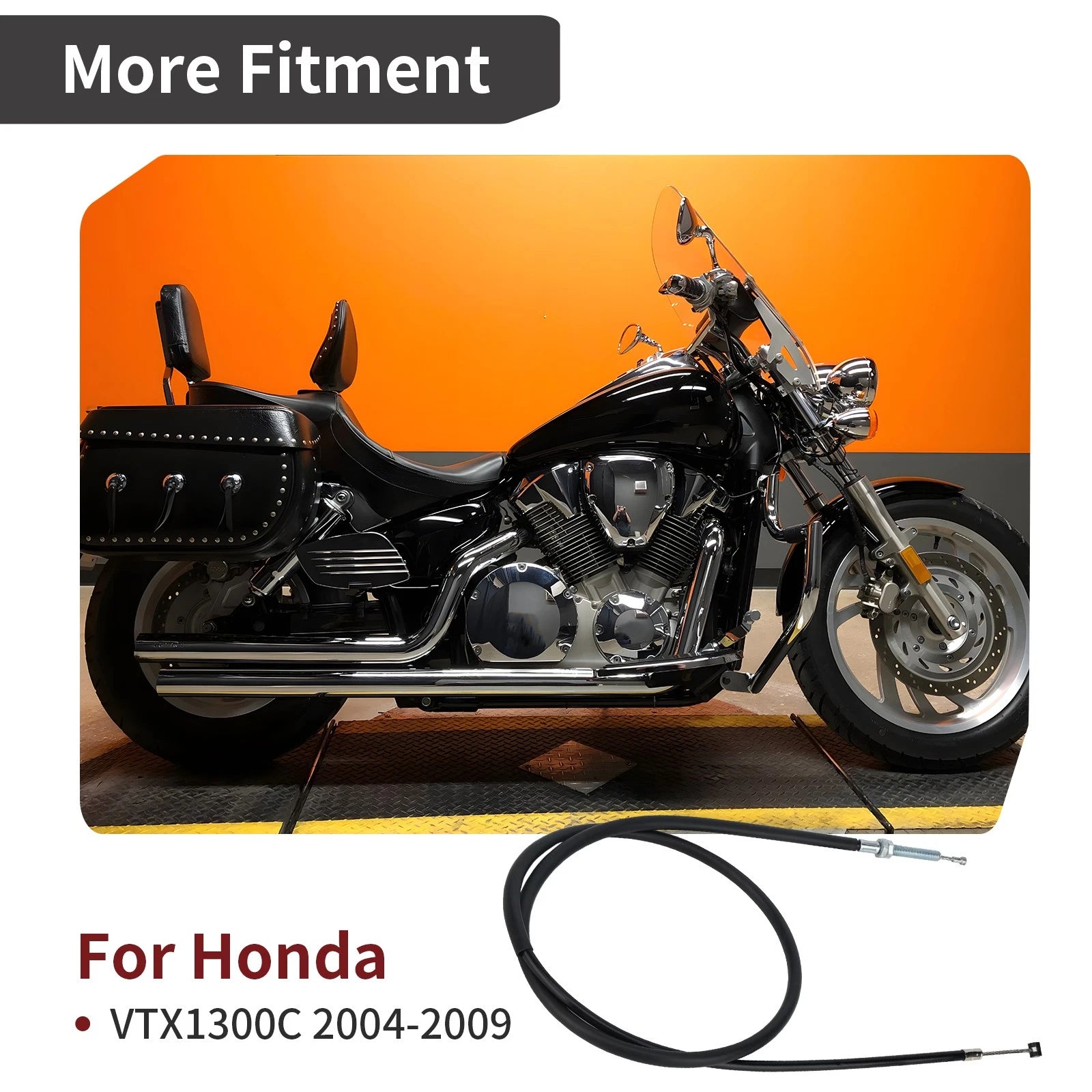 Clutch Cable for Honda VTX 1300 VTX1300C (2004–2009) 22870-MEM-670