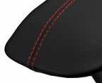 Console Lid Pull Over Cover for Ford Mustang (2015–2020) Red Stitch