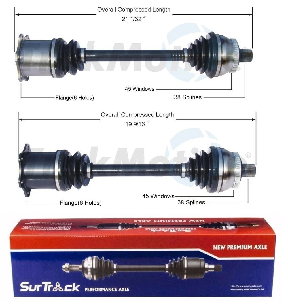 CV Axle Shaft Kit for - Front Driver & Passenger Side