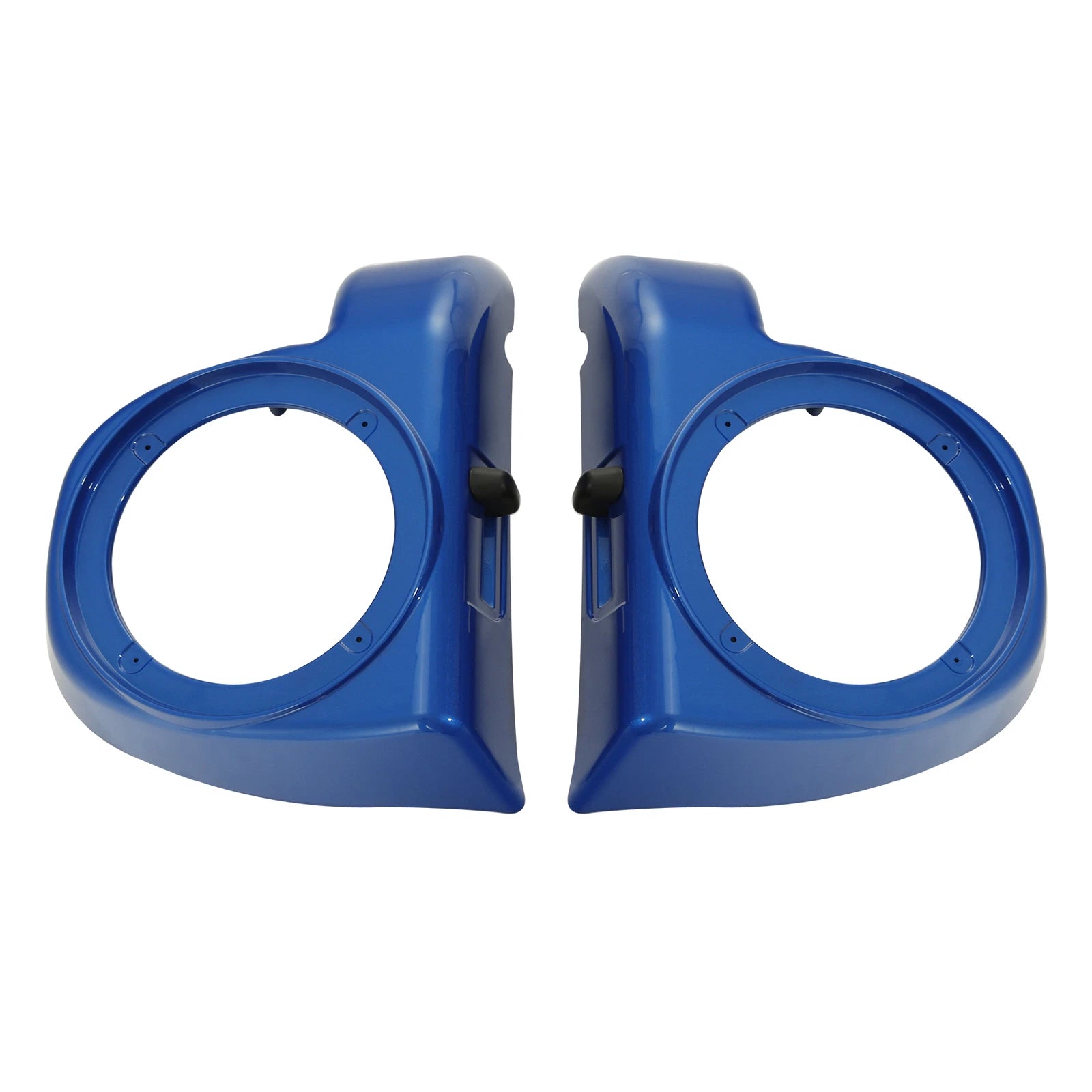 Lower Vented Fairing Speaker Pods for Harley Touring (2014–2024) Electric Blue