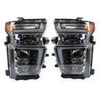 Set of 2 LED Headlights for Chevy Silverado 2500HD 3500HD (2020–2023)
