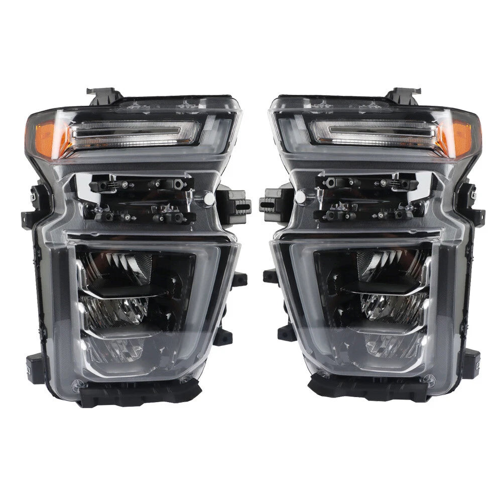 Set of 2 LED Headlights for Chevy Silverado 2500HD 3500HD (2020–2023)