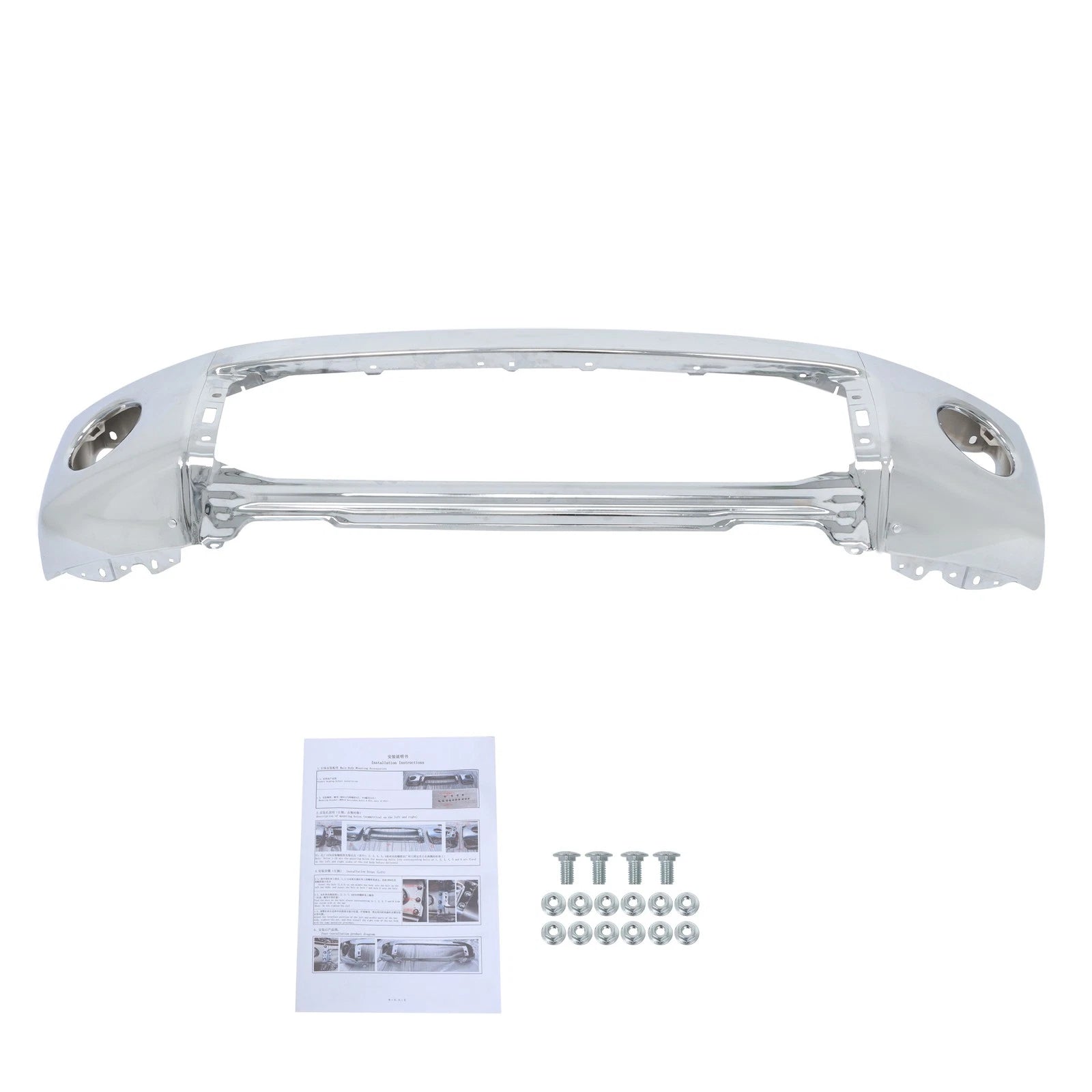 Chrome Front Bumper Face Bar for Toyota Tundra (2007-2013)