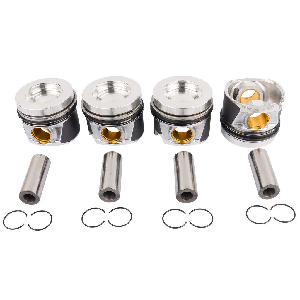 Set of 4 Piston Rings for VW Transporter Jetta Golf Passat Audi 2.0 TDI (2009–2014)