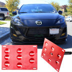 Front Bumper Tow Hook License Plate Mount Bracket for Mazda 3 (2014–2018)