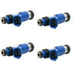 Set of 4 Dark Blue 565cc Fuel Injectors for Subaru WRX / STI (2002–2021) 16611-AA720