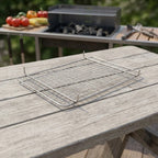 Magnetic Design Barbecue Tool Set of 4 Stainless Steel Fine Mesh Grilling