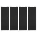 Garage Car Door Protector Foam Block for Parking (Black)