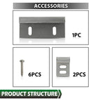 Hold-Down Brackets Kit for Series 970 Portable Toilets