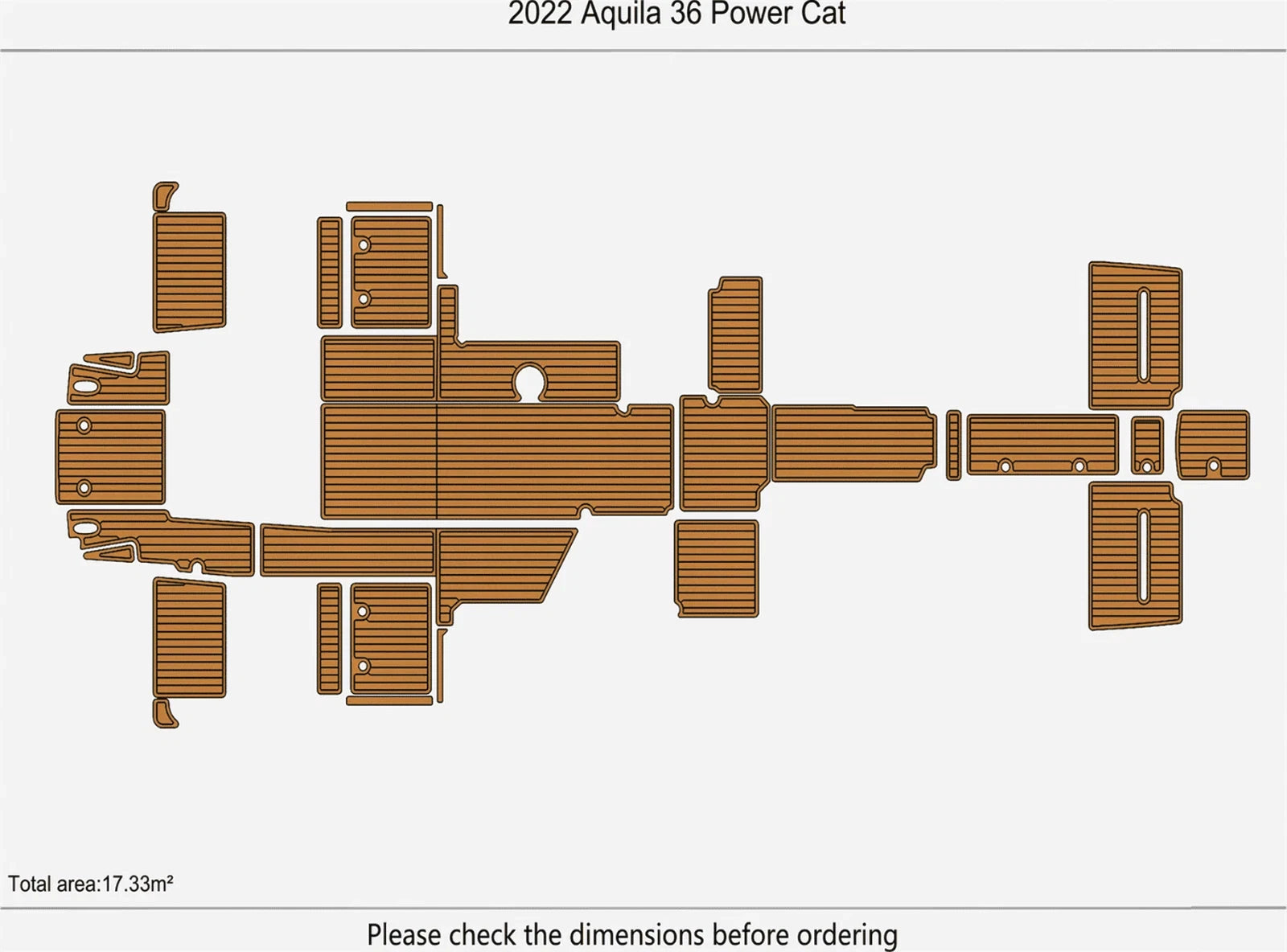 EVA Foam Pads for Astilux 36 Power Cat (2022)