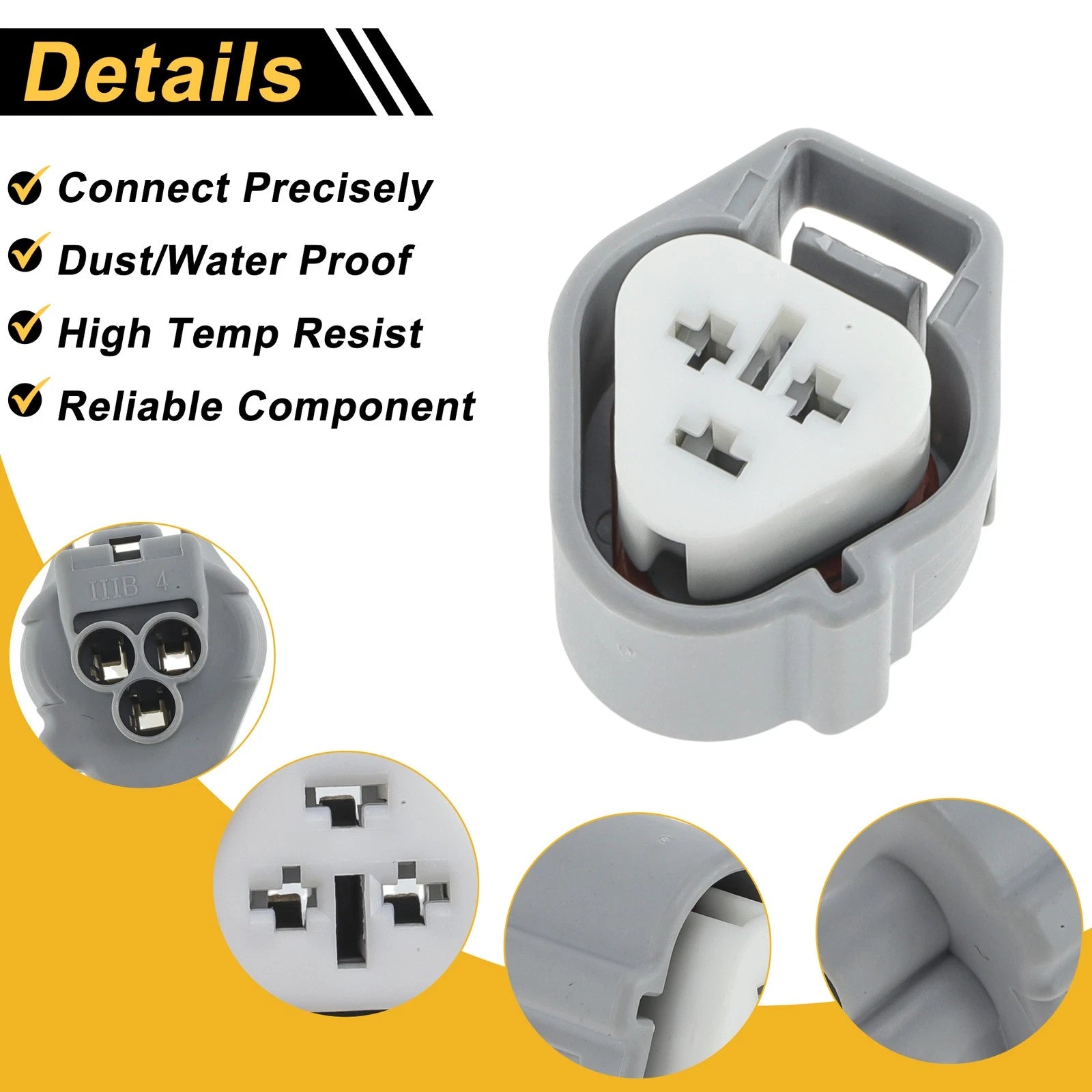 3 Pin Turn Signal Light Connector Plug for Honda HR-V (2016–2020)
