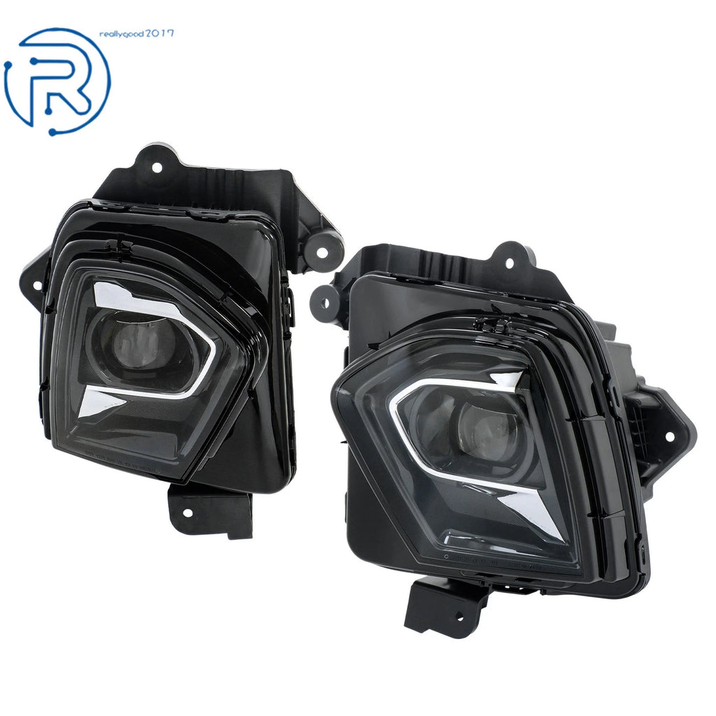Set of 2 Projector Clear LED Headlights for Chevy Blazer (2023-2024)