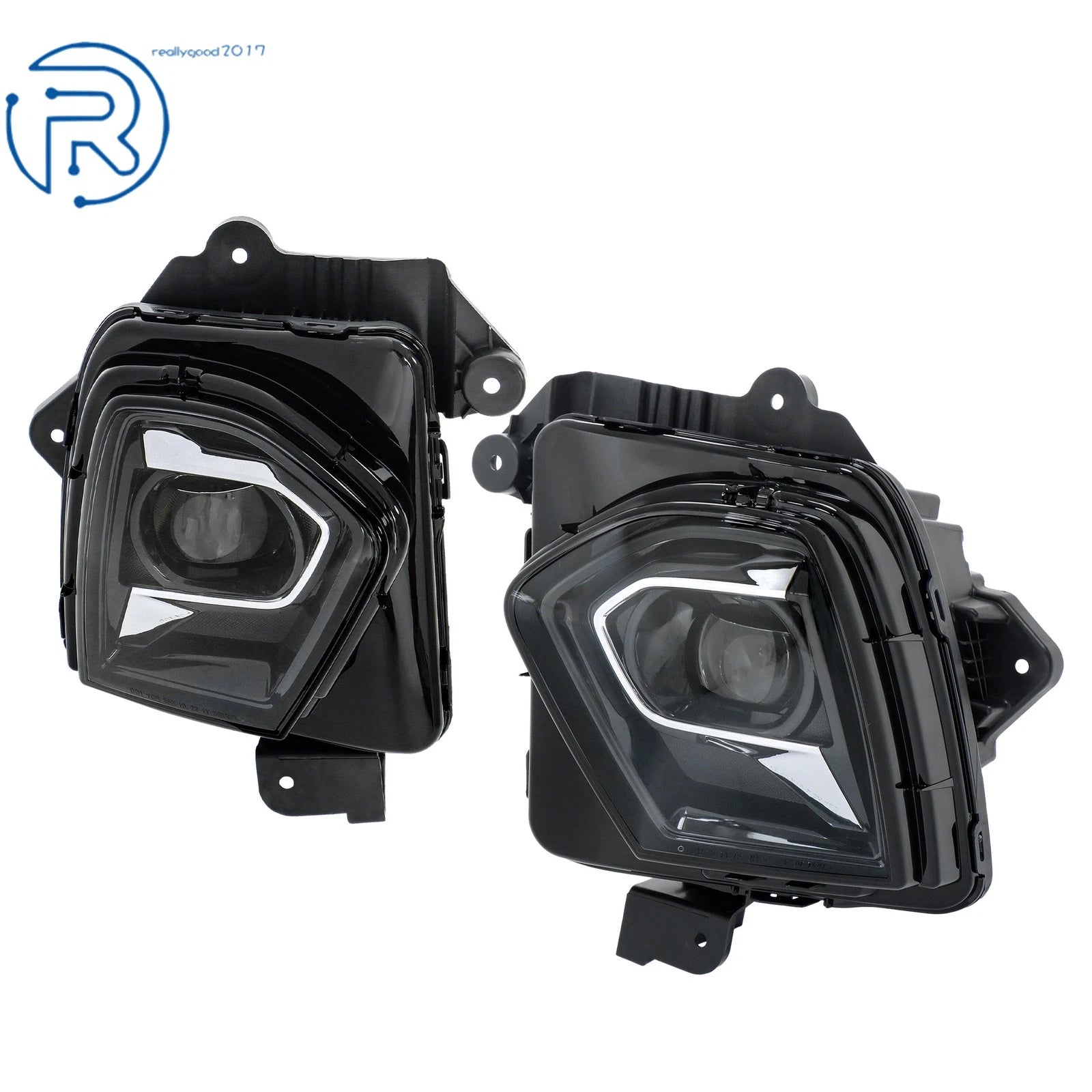 Set of 2 Projector Clear LED Headlights for Chevy Blazer (2023-2024)