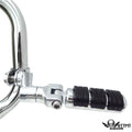 Foot Peg Clamps for HD Sportster 883 XL (2004–2023) & Kawasaki Vulcan VN400 (2006–2023) Chrome
