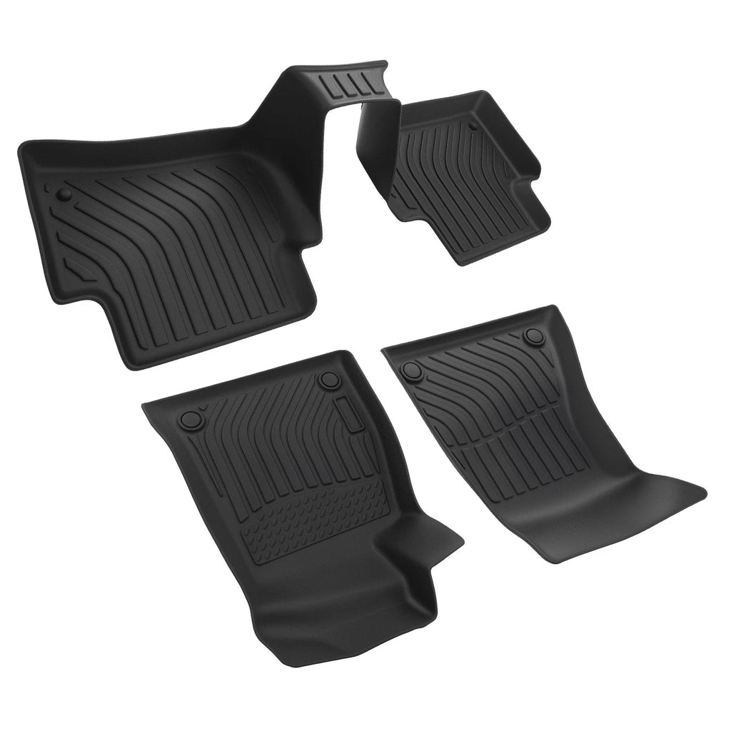 Set of 4 All-Weather Carpet Floor Mats for Audi A4 allroad (2017–2023) TPE Black