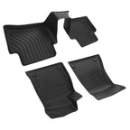 Set of 4 All-Weather Carpet Floor Mats for Audi A4 allroad (2017–2023) TPE Black