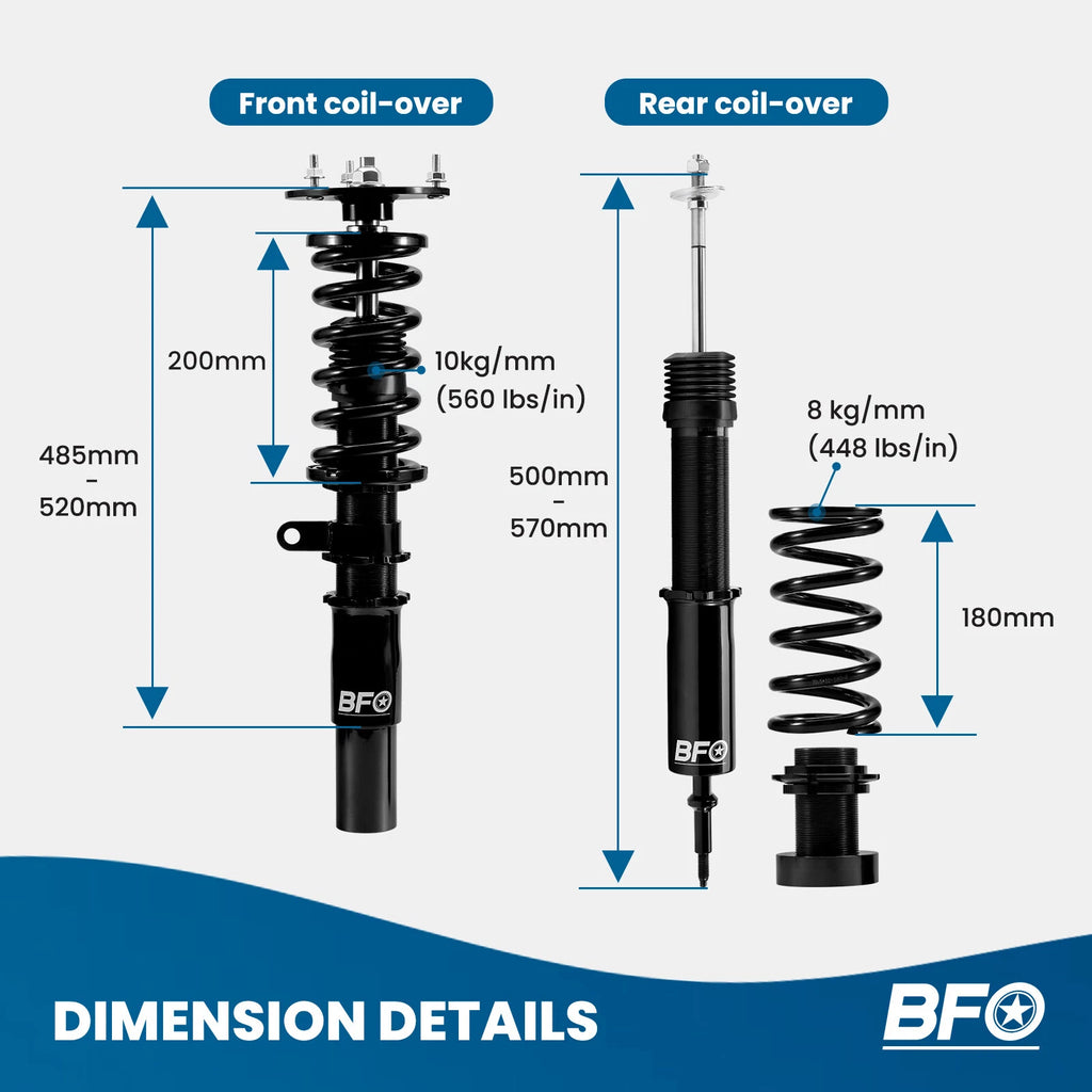 Coilovers Lowering Kit for BMW 3 Series E90 (2006-2013)