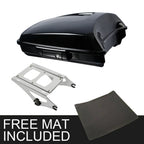 Black Razor Trunk Chrome Mount Rack for Harley Touring Electra Glide (2014–2026)