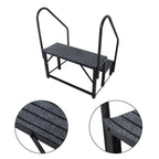 2-Step RV Stairs with Handrail for RVs (Outdoor Use)