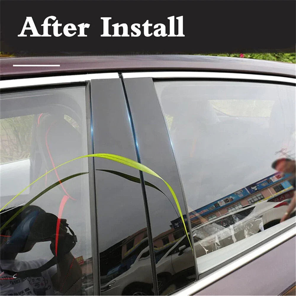 6Pcs Car Door Trim Covers for Jeep Cherokee (2014-2017)